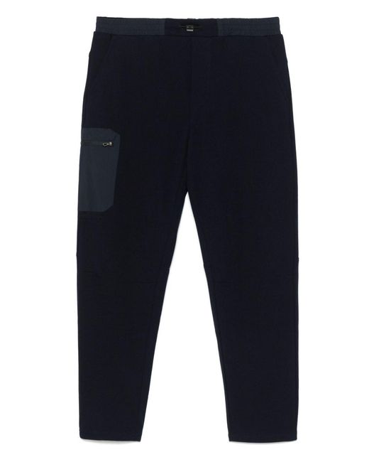 Sease Blue Drawstring Trousers for men