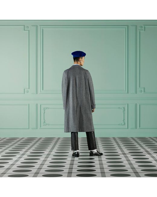 Gucci Gray Single-Breasted Coats for men