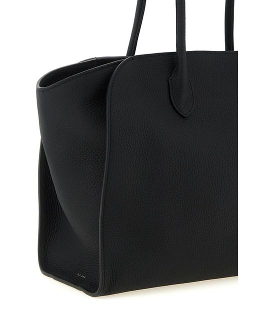 The Row Black Marlo 14 Tote Bag