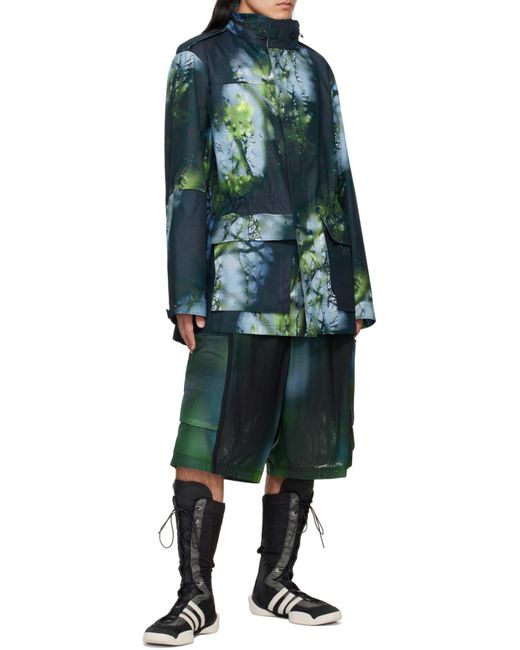 Y-3 Blue Aop Jacket for men