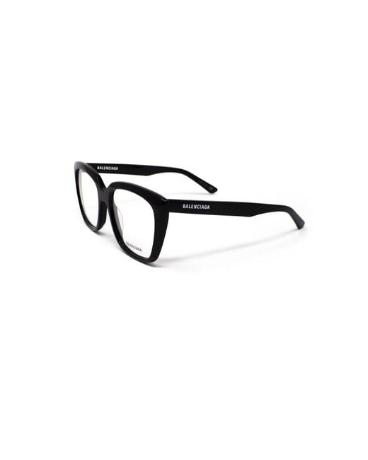 Balenciaga White Eyewear Square Frame Glasses