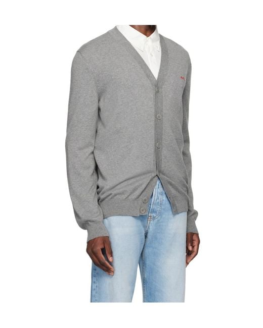A.P.C. Gray Joseph Cardigan for men