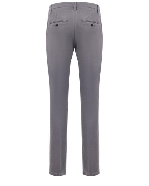 Dondup Gray Tailored Pants for men