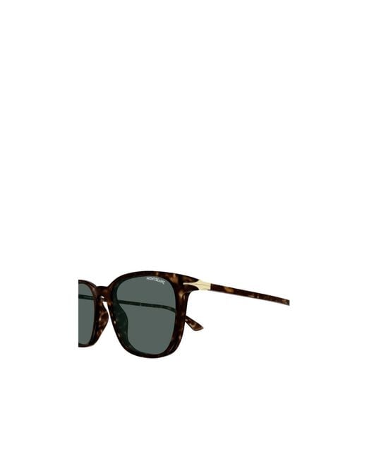 Montblanc White Eyewear Rectangular Sunglasses for men