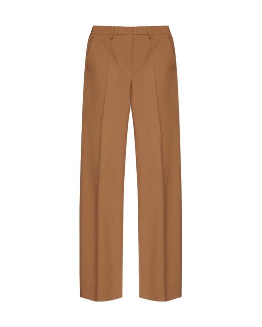 Dries Van Noten Brown Belt Loop Casual Pants for men