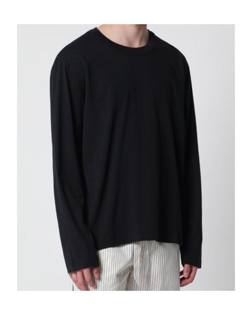 Tekla Blue Long-Sleeved T-Shirt for men