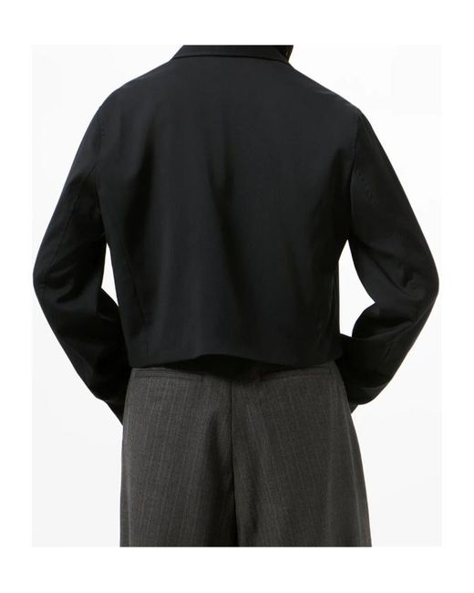 Our Legacy Black Statue Cropped Zip Jacket