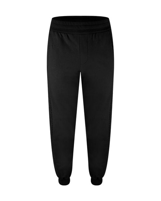 Versace Black Cuffed Sweatpants for men