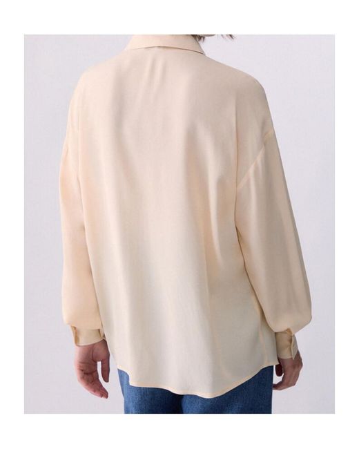 Liu Jo Natural Blouse With Bow