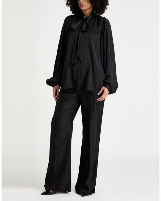Balenciaga Black Satin Shirt