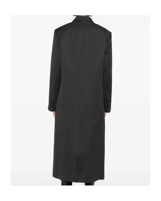 Frankie Shop Black Long-Sleeved Coat