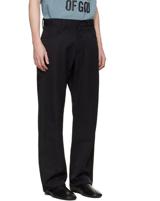Fear Of God Black Wide-Leg Pants for men