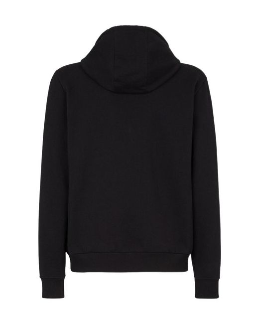 Fendi Black X Noel Fielding Logo-Embroidered Zipped Hoodie for men