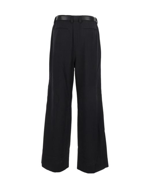 Juun.J Black Belted Casual Pants for men