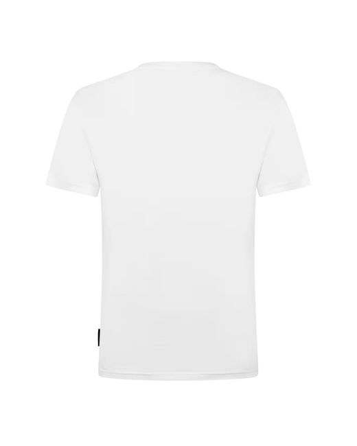 Moose Knuckles White Essential Logo T-Shirt for men