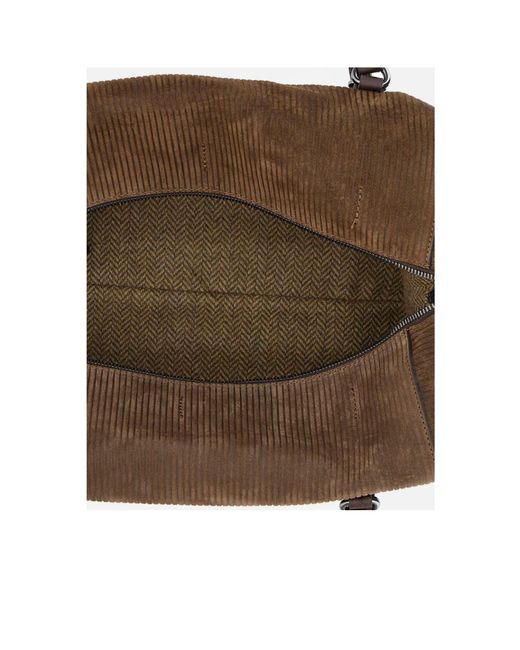 Gianni Chiarini Brown Terry Shoulder Bag