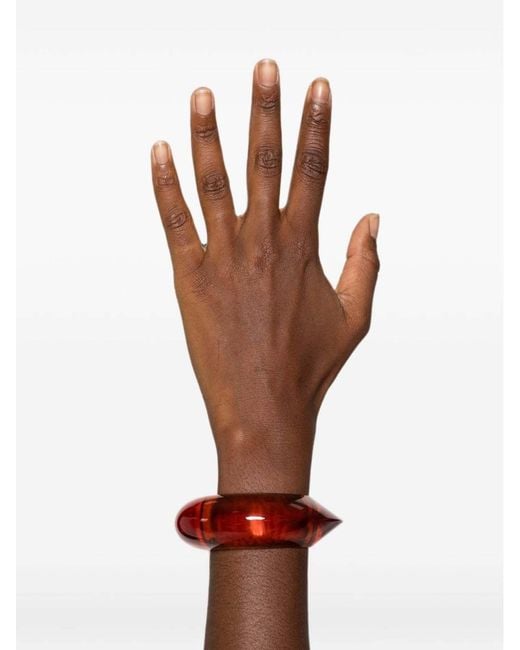 Alaïa Orange Open Bracelet