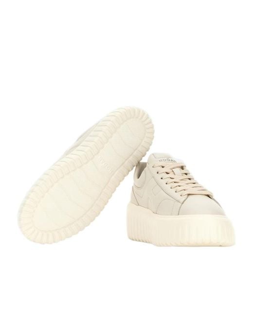 Hogan Natural H-Stripes Sneakers