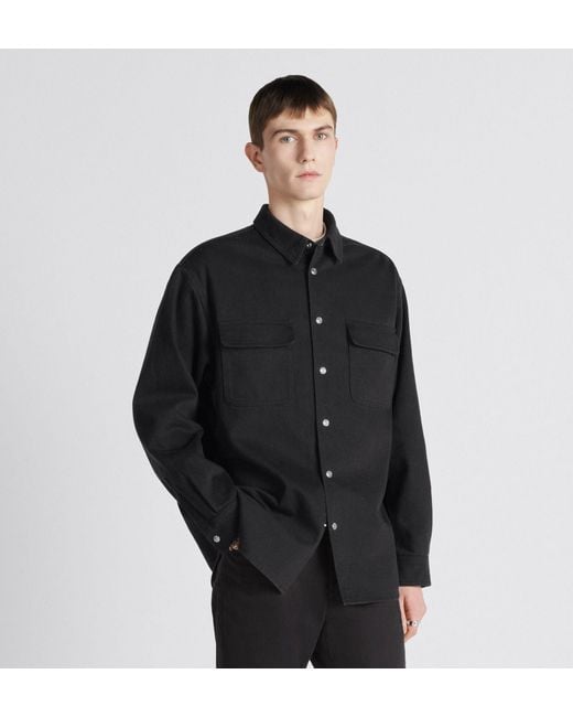 Dior Blue Christian Couture Reversible Shirt for men