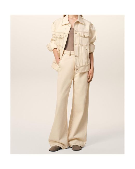 AMI Natural Cotton Denim Jacket