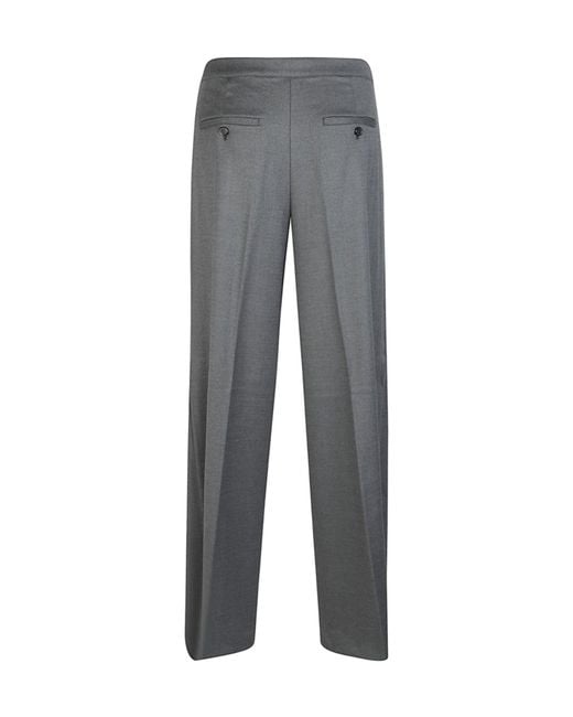 Pinko Gray Straight Leg Pants
