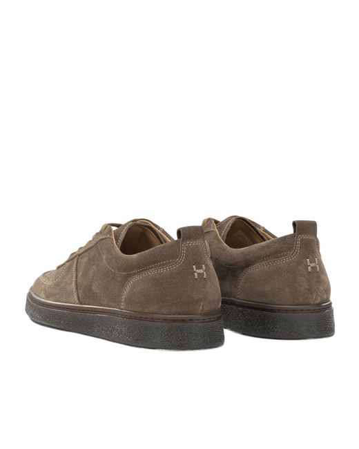 Henderson Brown Round-Toe Sneakers for men