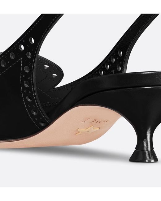 Dior Black Christian Boy Pointed Toe Slingback Pumps