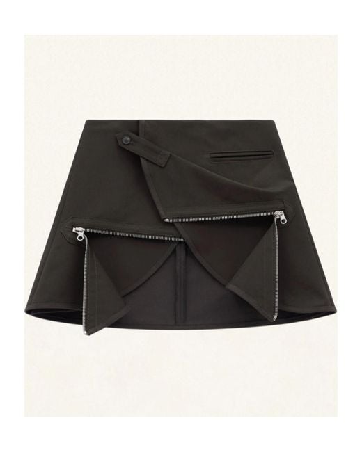 Courreges Black Courrèges Modular Mini Skirt