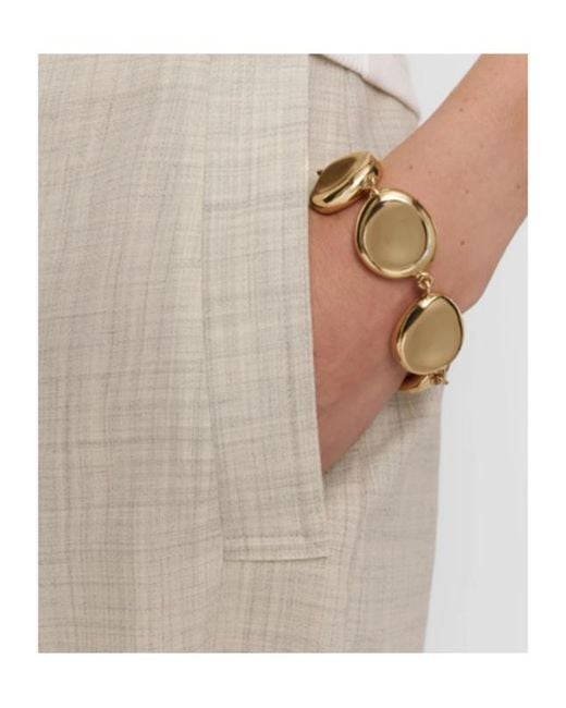 Joseph Metallic Bean Bracelet