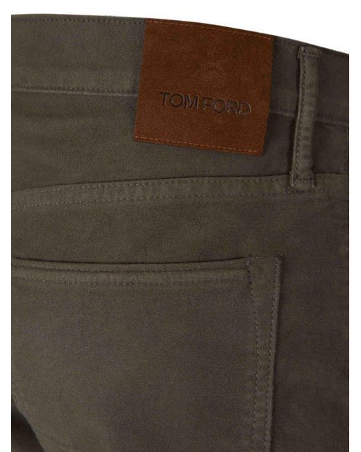 Tom Ford Gray Slim Fit Jeans for men