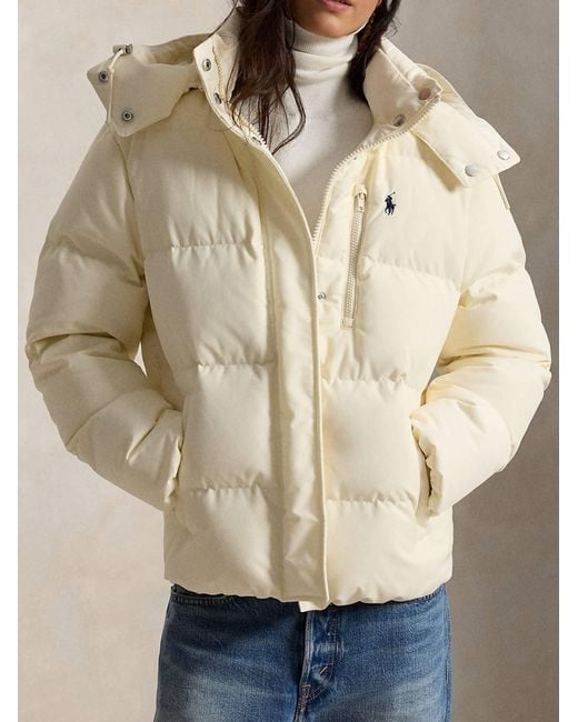 Polo Ralph Lauren Natural Carly Hooded Padded Jacket