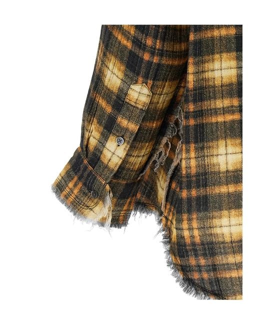R13 Multicolor Plaid Shirt
