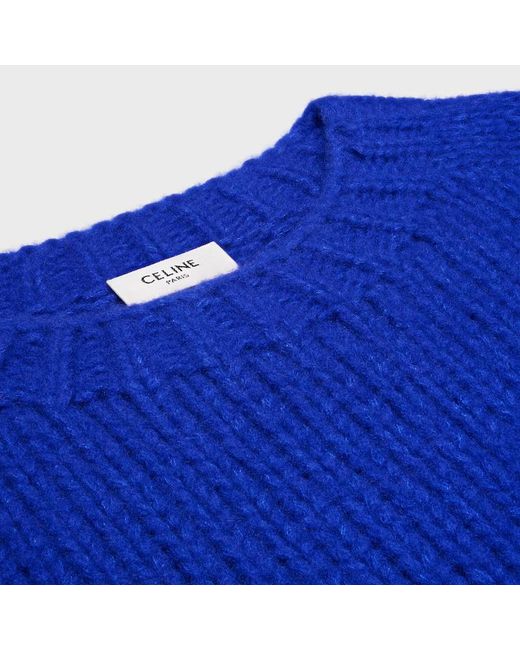 Céline Blue Crewneck Sweater