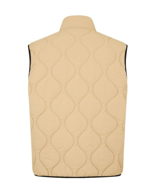 Boss Natural Stand Collar Down Vest for men