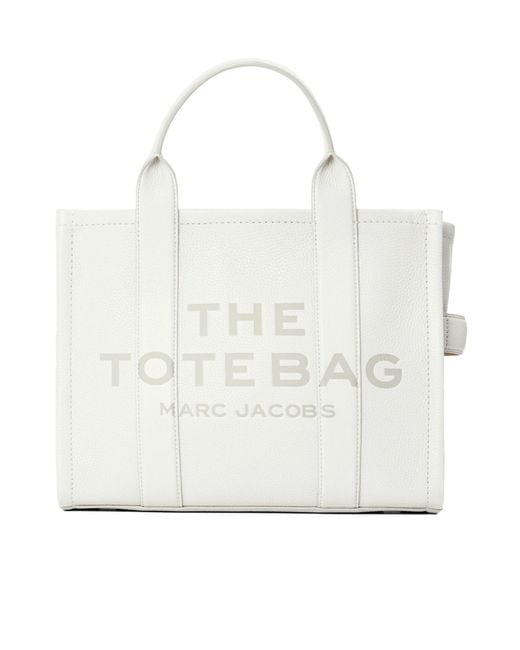 Marc Jacobs White Stylish And Versatile Tote Bag