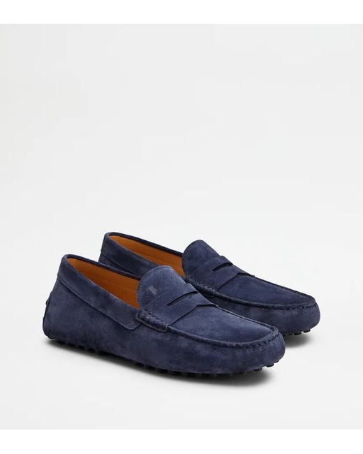 Tod's Blue Gommino Loafers for men