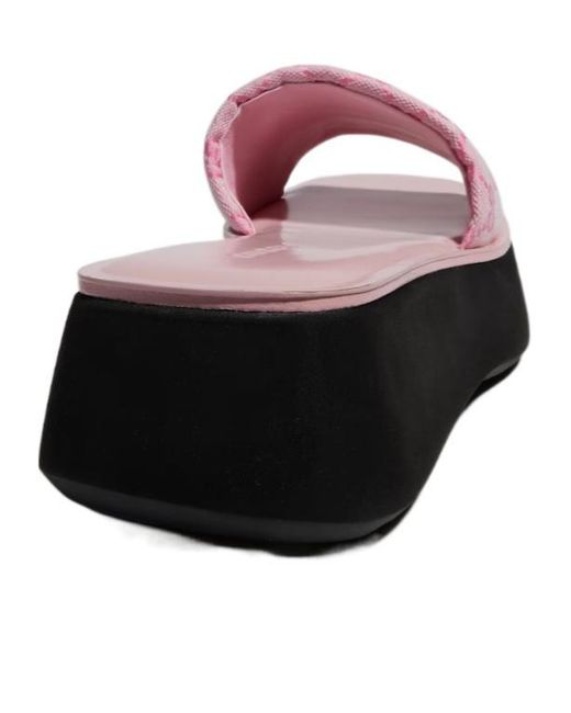 Gucci Multicolor Flatform Slide Sandal