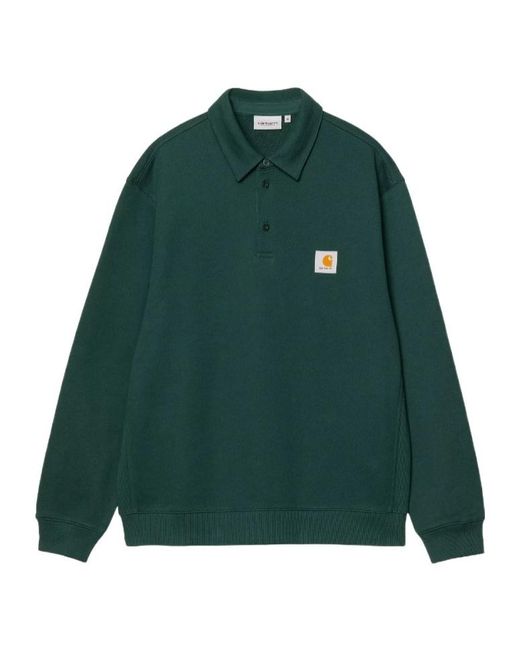 Carhartt Green Polo Sweatshirt for men