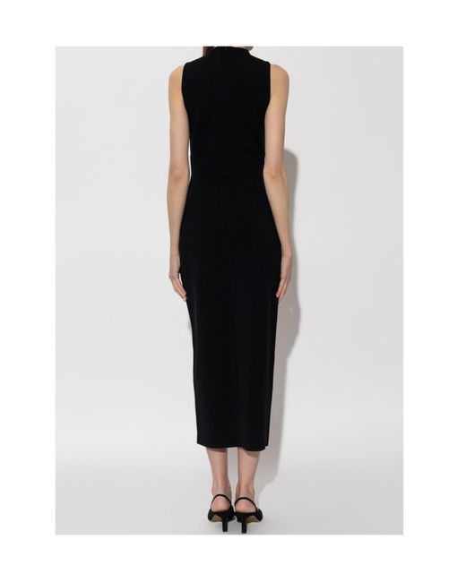 Cult Gaia Black Cut-Out Midi Dress