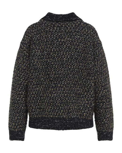 Fabiana Filippi Black Long-Sleeved Casual Jacket