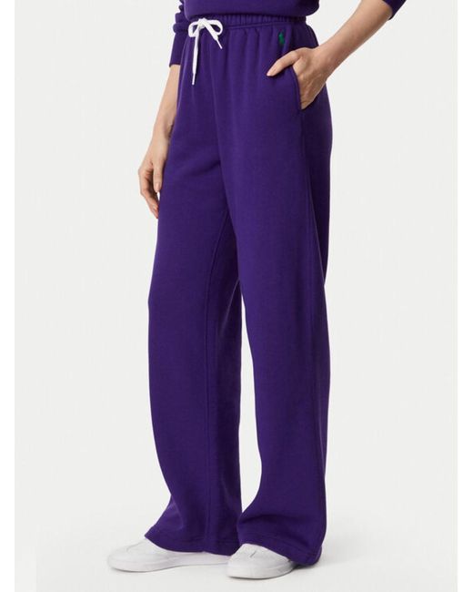 Polo Ralph Lauren Purple Drawstring Athletic Pants