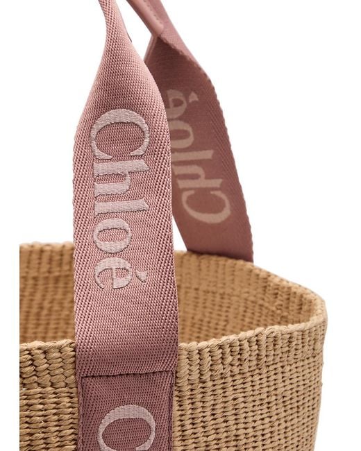 Chloé Brown Woven Handbag
