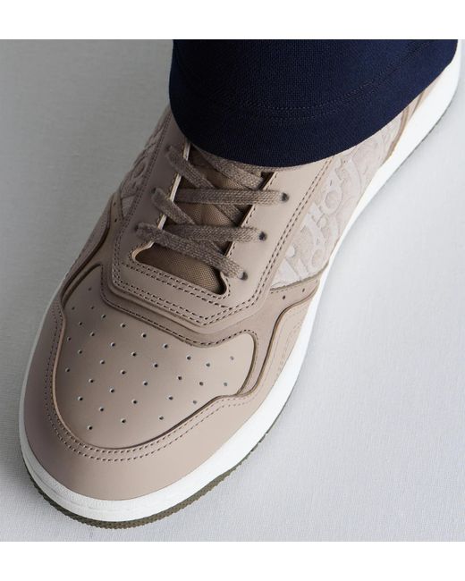 Dior Gray Homme B27 Uptown Low-Top Sneakers for men