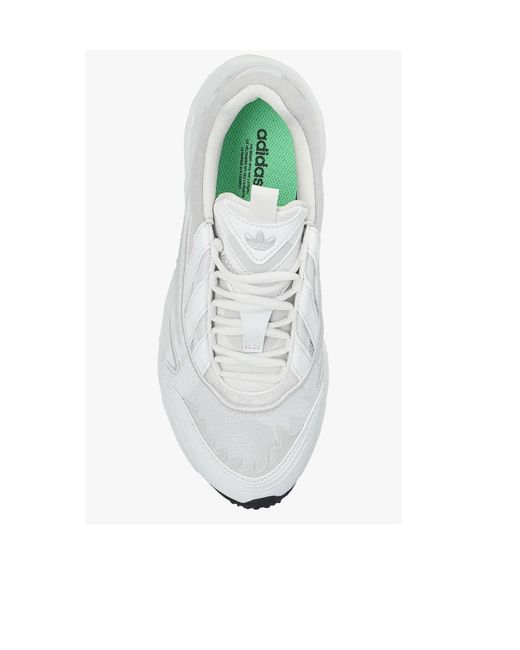 Adidas Originals White Xare Boost Lace-Up Sneakers for men