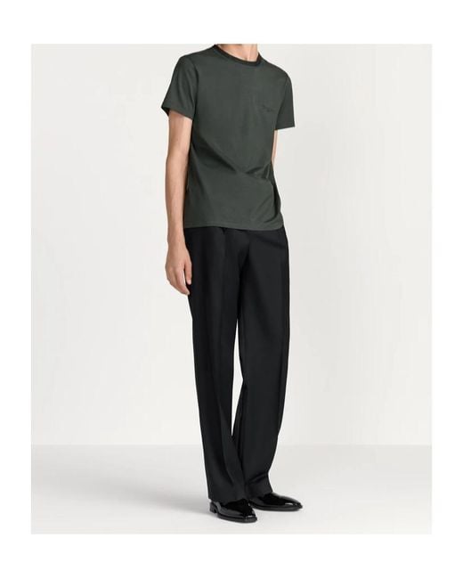 Dior Green Crew Neck T-Shirt for men