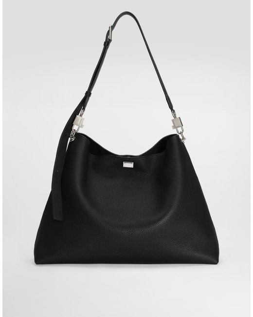 Dolce & Gabbana Black Vittoria Shoulder And Crossbody Bag for men