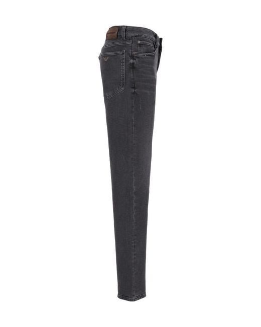 Emporio Armani Blue Belt-Loop Jeans for men