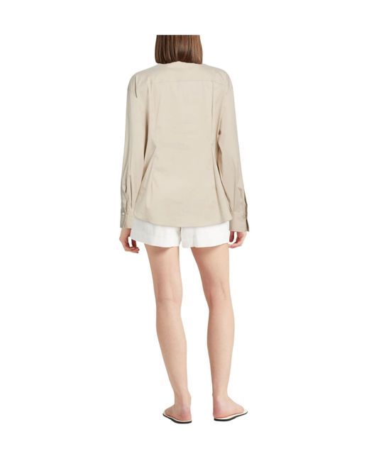 Brunello Cucinelli Natural Soft Pure Color Shirt