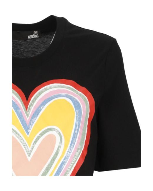 Moschino Black Logo Short-Sleeved T-Shirt