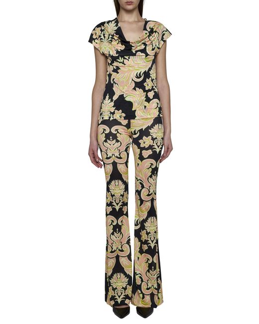Etro Multicolor Allover Printed Top